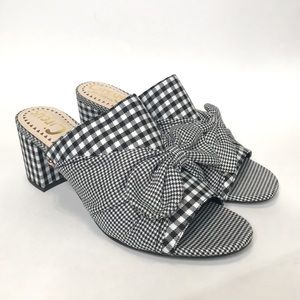 Circus by Sam Edelman Gingham Plaid Sydney Mules 9